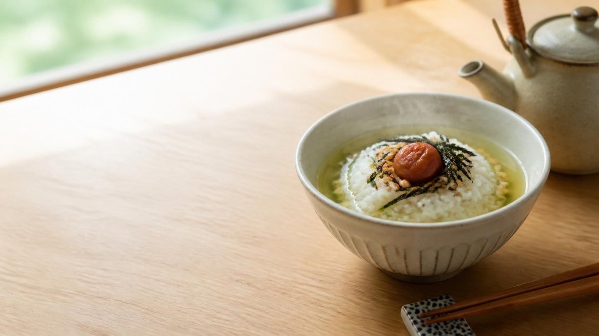 二日酔いの翌朝におすすめの消化の良いお茶漬け